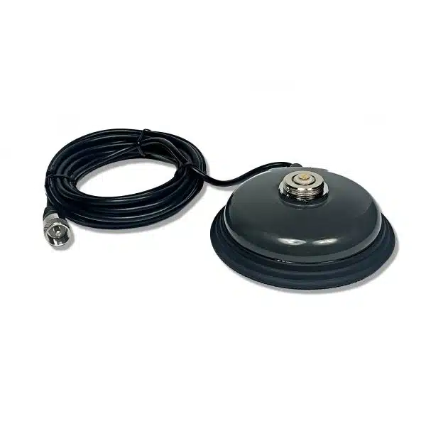 Comet - CM-5NMO - 4.5" Magnet w-16'9" RG-58-U NMO-PL-259 Conns (48" Max Antenna)