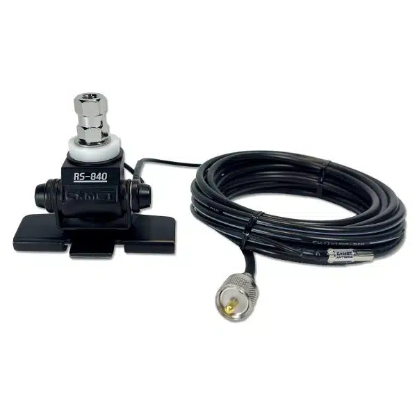 Comet - HD-5 - 3/8-24 - Heavy-Duty RS-840 lip mount w/Dlx 16'6" coax 3/8-24 stud - PL-259