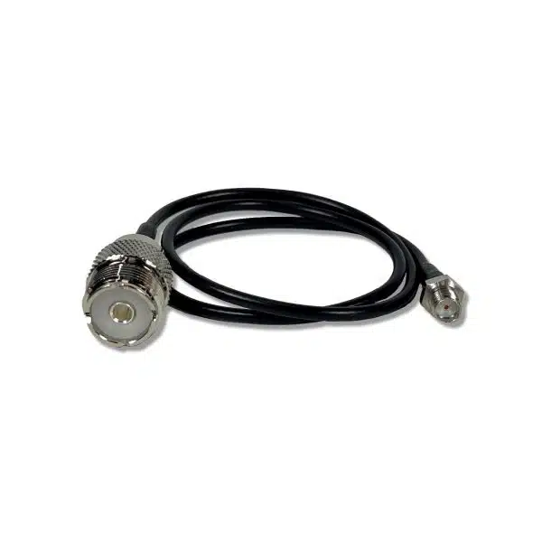 Comet - HM-05JSJ - 18"Adapter/Jumper cable, SMA female / SO-239